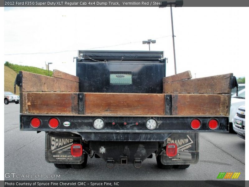 Vermillion Red / Steel 2012 Ford F350 Super Duty XLT Regular Cab 4x4 Dump Truck