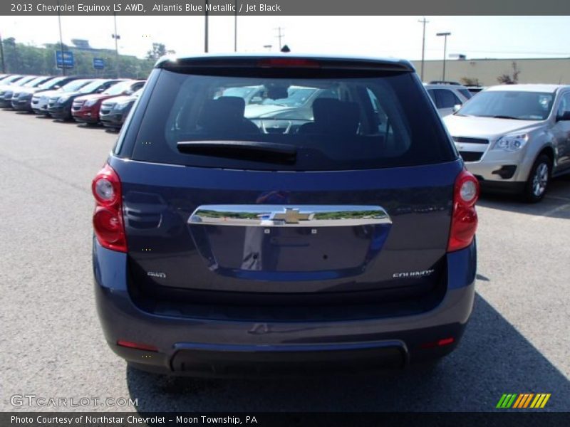 Atlantis Blue Metallic / Jet Black 2013 Chevrolet Equinox LS AWD