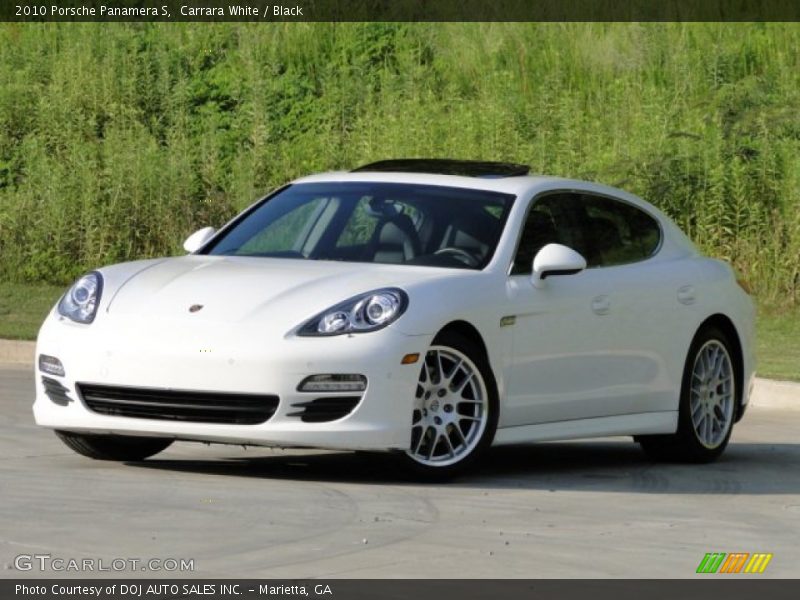 Carrara White / Black 2010 Porsche Panamera S