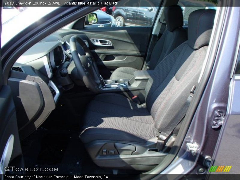 Atlantis Blue Metallic / Jet Black 2013 Chevrolet Equinox LS AWD