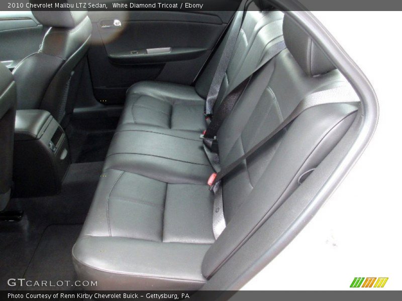 White Diamond Tricoat / Ebony 2010 Chevrolet Malibu LTZ Sedan