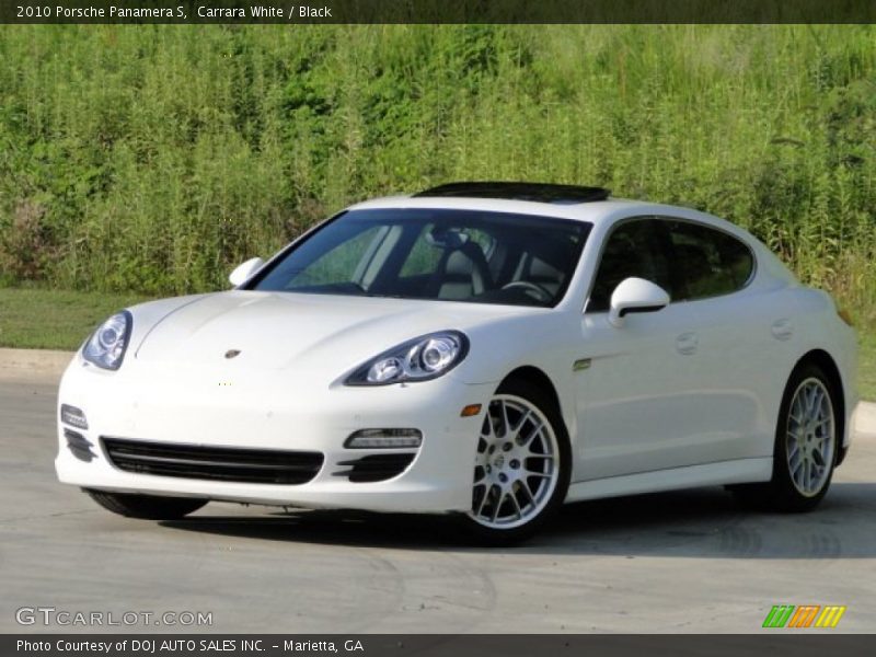 Carrara White / Black 2010 Porsche Panamera S