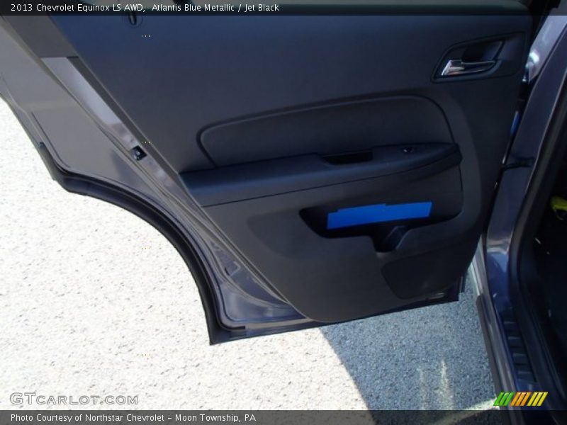 Atlantis Blue Metallic / Jet Black 2013 Chevrolet Equinox LS AWD