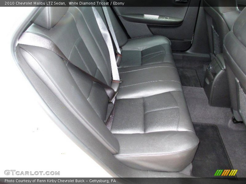 White Diamond Tricoat / Ebony 2010 Chevrolet Malibu LTZ Sedan