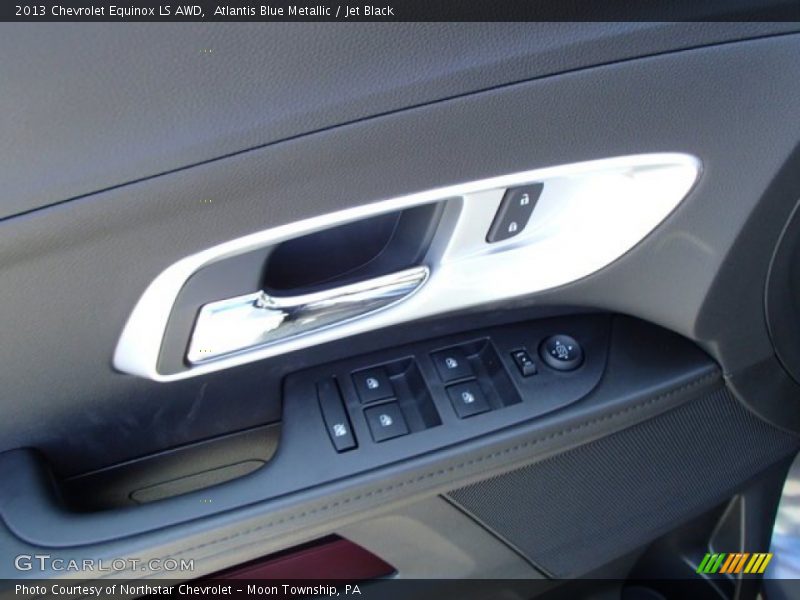 Atlantis Blue Metallic / Jet Black 2013 Chevrolet Equinox LS AWD