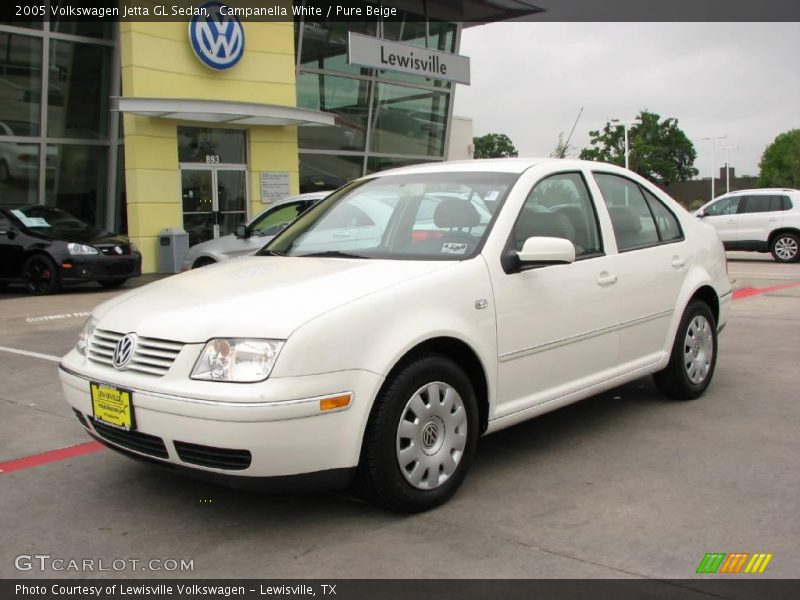 Campanella White / Pure Beige 2005 Volkswagen Jetta GL Sedan