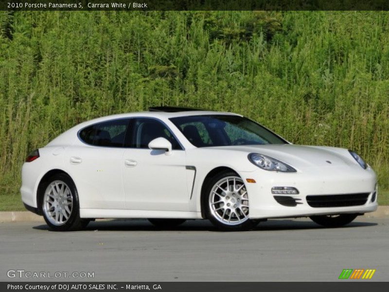 Carrara White / Black 2010 Porsche Panamera S