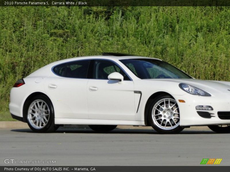 Carrara White / Black 2010 Porsche Panamera S