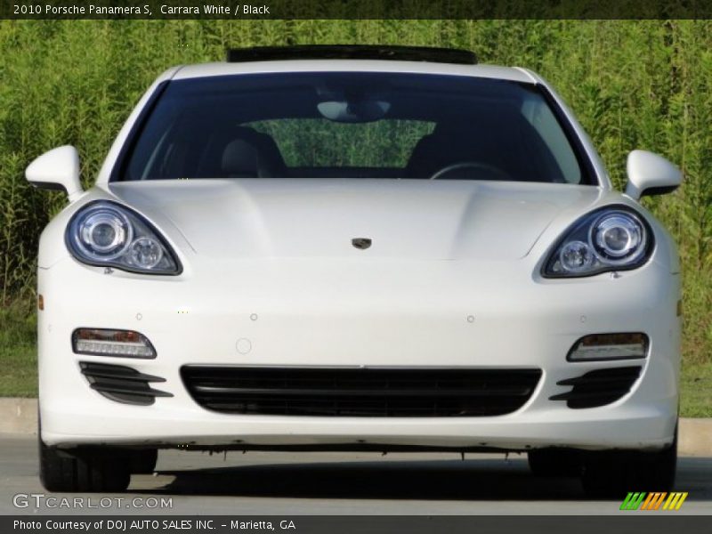 Carrara White / Black 2010 Porsche Panamera S