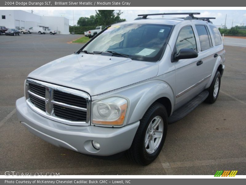 Brilliant Silver Metallic / Medium Slate Gray 2004 Dodge Durango SLT