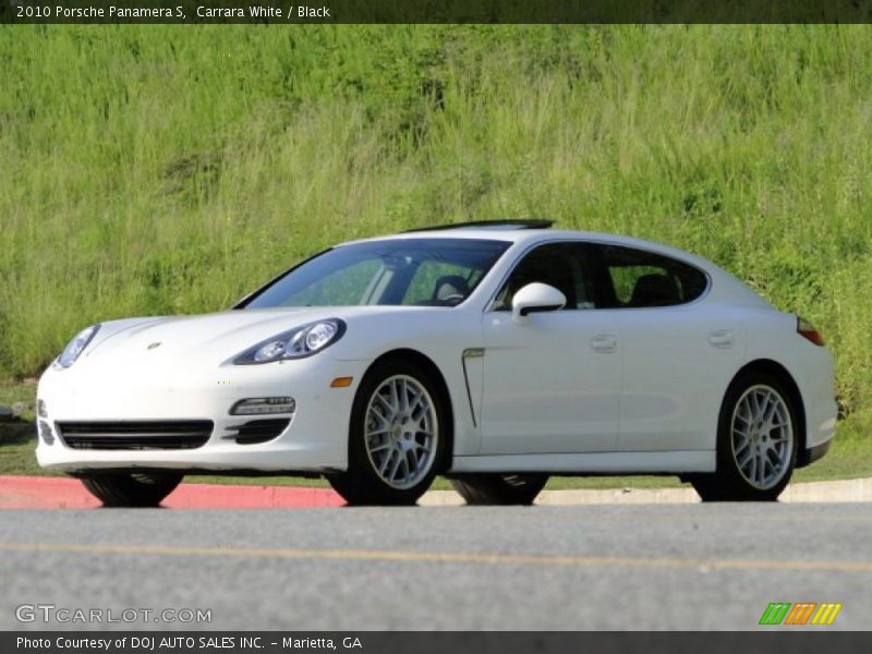 Carrara White / Black 2010 Porsche Panamera S