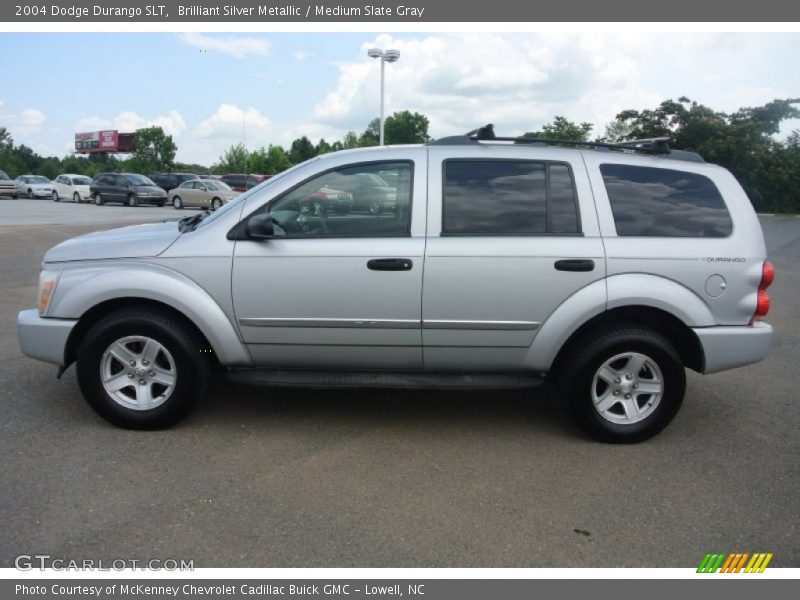 Brilliant Silver Metallic / Medium Slate Gray 2004 Dodge Durango SLT