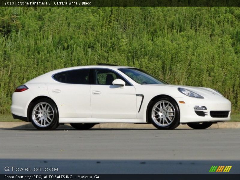 Carrara White / Black 2010 Porsche Panamera S