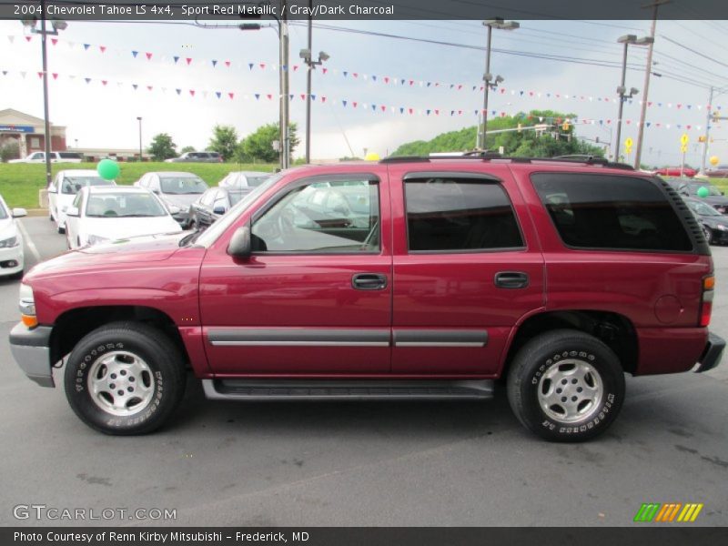 Sport Red Metallic / Gray/Dark Charcoal 2004 Chevrolet Tahoe LS 4x4