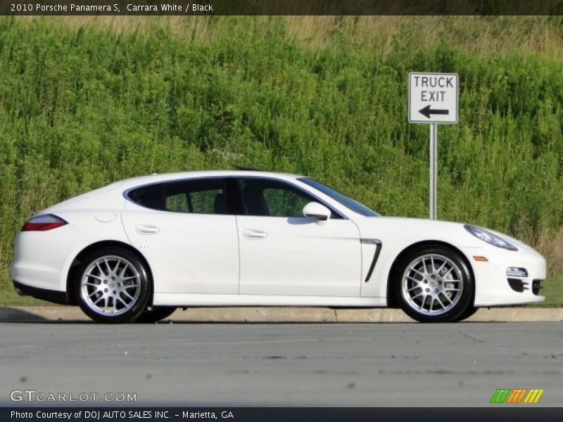 Carrara White / Black 2010 Porsche Panamera S