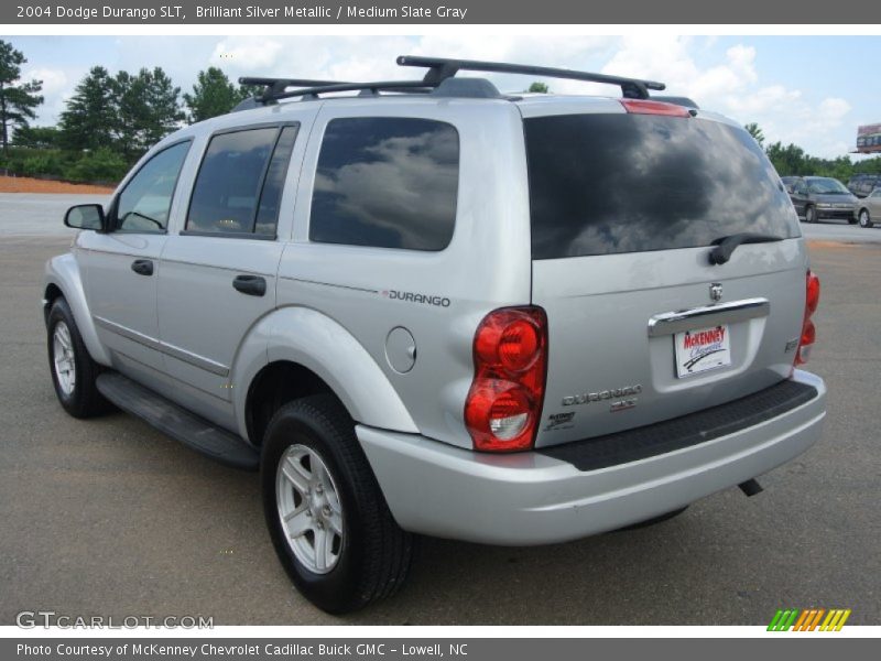 Brilliant Silver Metallic / Medium Slate Gray 2004 Dodge Durango SLT