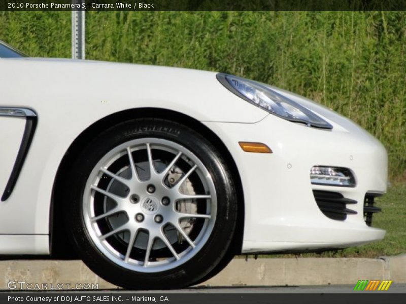 Carrara White / Black 2010 Porsche Panamera S