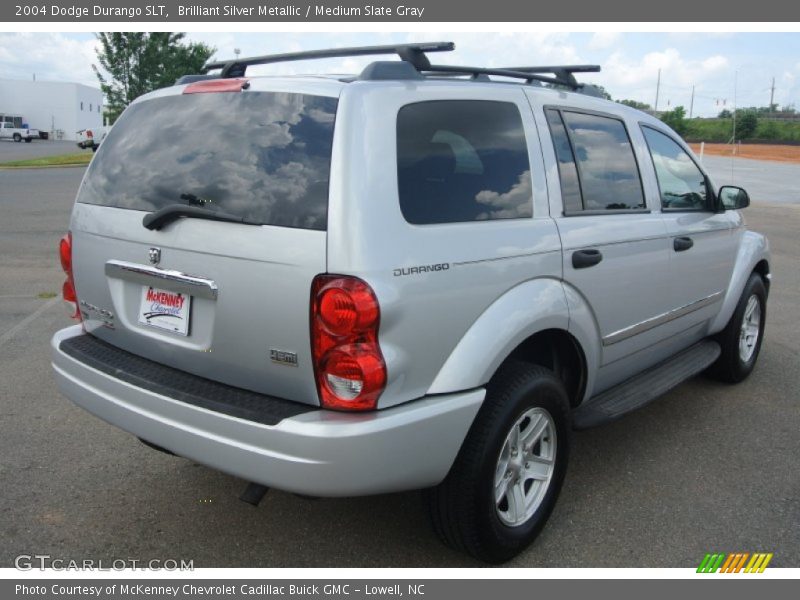 Brilliant Silver Metallic / Medium Slate Gray 2004 Dodge Durango SLT