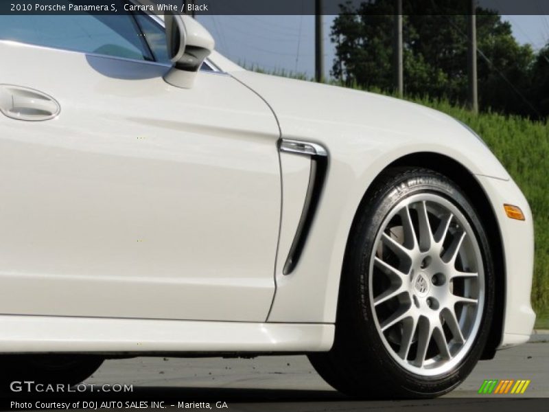 Carrara White / Black 2010 Porsche Panamera S