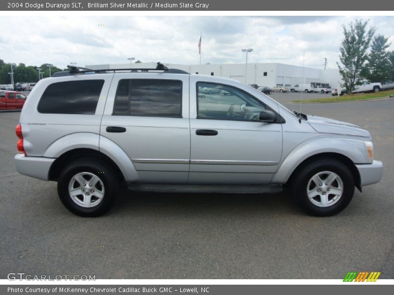 Brilliant Silver Metallic / Medium Slate Gray 2004 Dodge Durango SLT