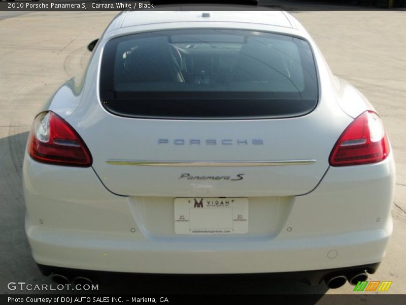 Carrara White / Black 2010 Porsche Panamera S