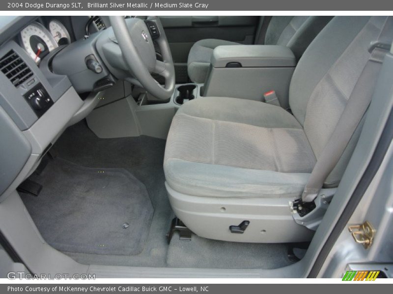 Brilliant Silver Metallic / Medium Slate Gray 2004 Dodge Durango SLT