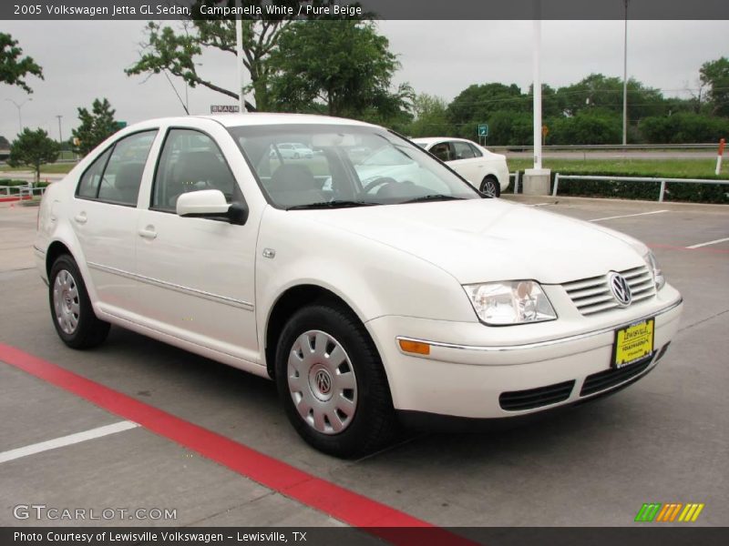 Campanella White / Pure Beige 2005 Volkswagen Jetta GL Sedan