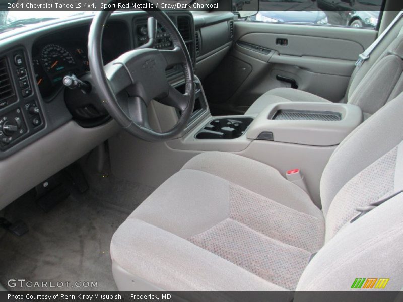 Sport Red Metallic / Gray/Dark Charcoal 2004 Chevrolet Tahoe LS 4x4