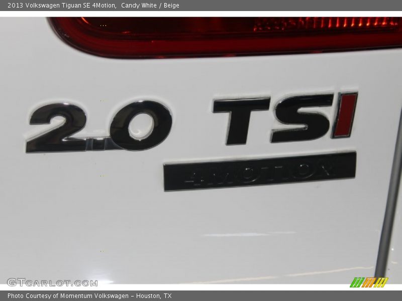 Candy White / Beige 2013 Volkswagen Tiguan SE 4Motion