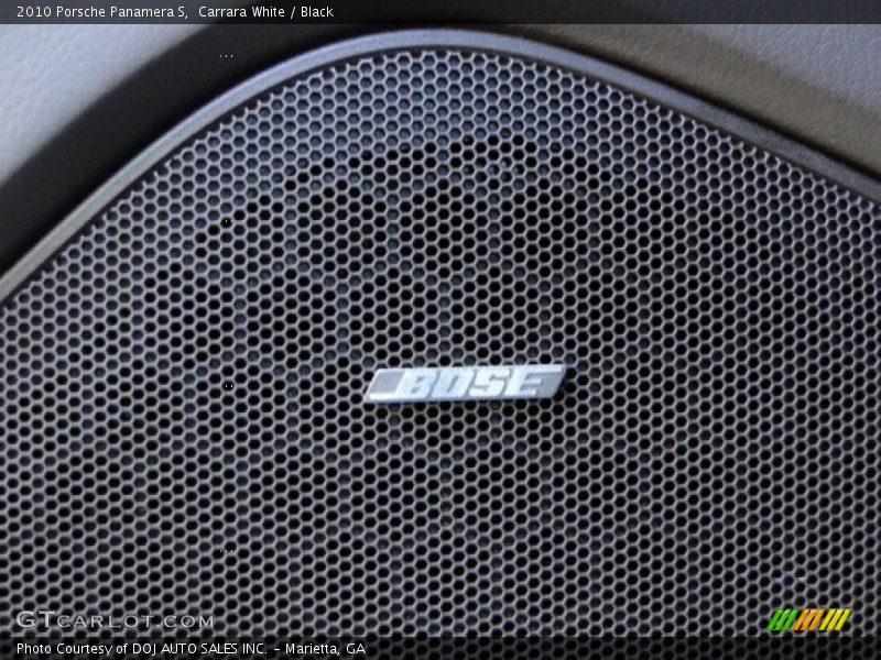 Carrara White / Black 2010 Porsche Panamera S