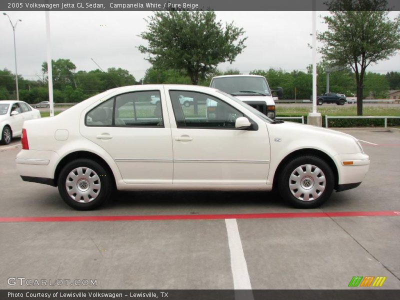Campanella White / Pure Beige 2005 Volkswagen Jetta GL Sedan