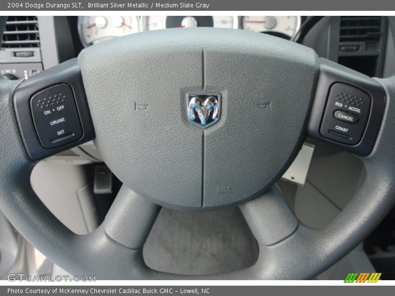 Brilliant Silver Metallic / Medium Slate Gray 2004 Dodge Durango SLT