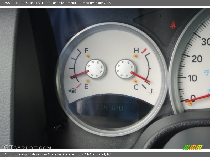 Brilliant Silver Metallic / Medium Slate Gray 2004 Dodge Durango SLT