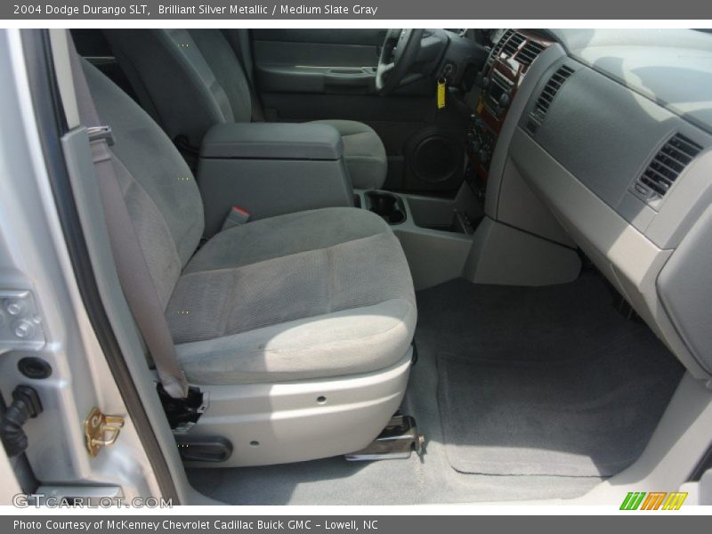 Brilliant Silver Metallic / Medium Slate Gray 2004 Dodge Durango SLT