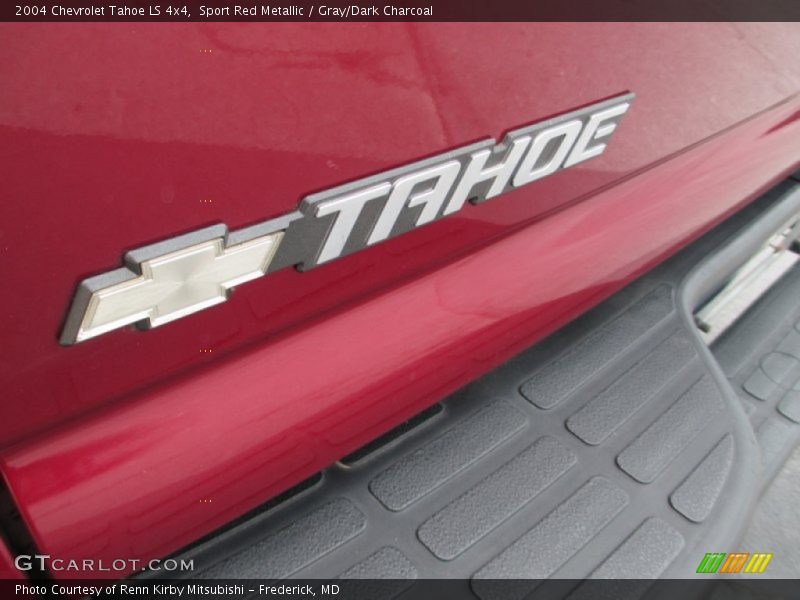 Sport Red Metallic / Gray/Dark Charcoal 2004 Chevrolet Tahoe LS 4x4
