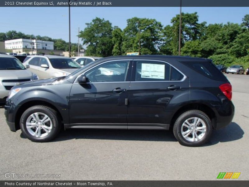 Ashen Gray Metallic / Jet Black 2013 Chevrolet Equinox LS