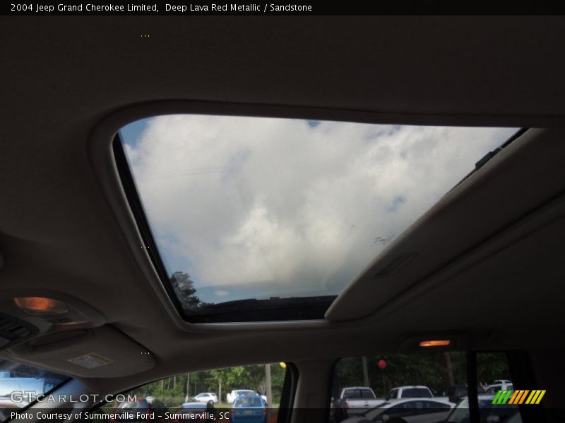 Deep Lava Red Metallic / Sandstone 2004 Jeep Grand Cherokee Limited