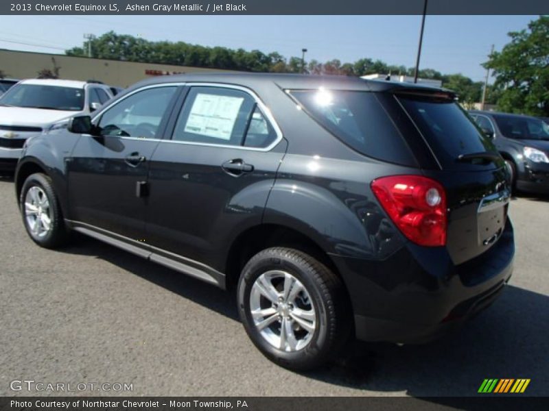 Ashen Gray Metallic / Jet Black 2013 Chevrolet Equinox LS