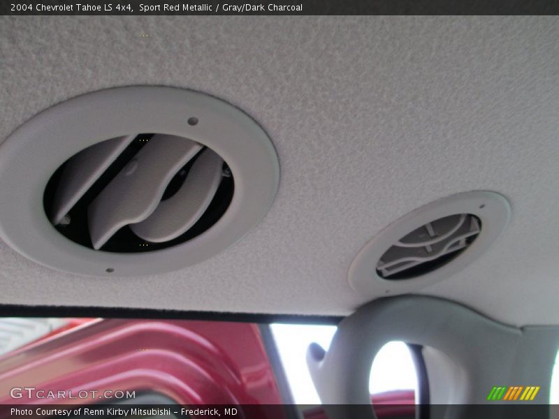 Sport Red Metallic / Gray/Dark Charcoal 2004 Chevrolet Tahoe LS 4x4