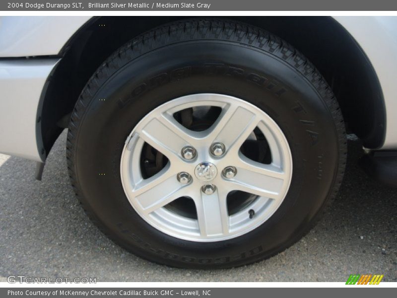 Brilliant Silver Metallic / Medium Slate Gray 2004 Dodge Durango SLT