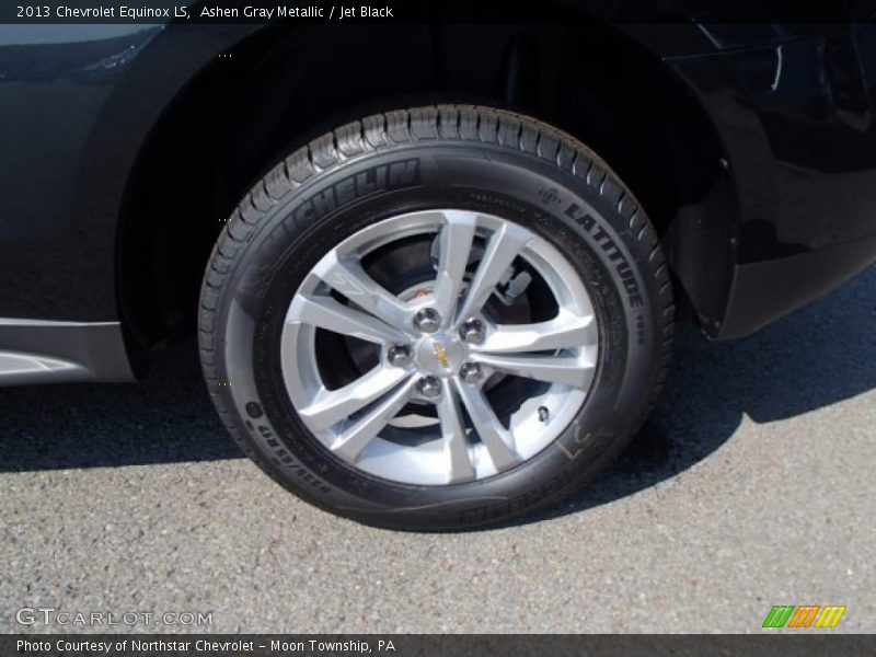 Ashen Gray Metallic / Jet Black 2013 Chevrolet Equinox LS