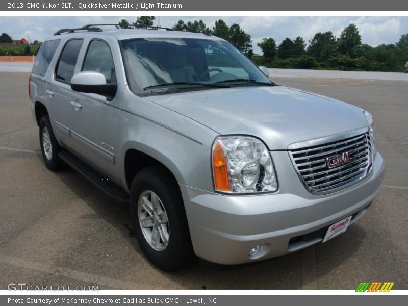 Quicksilver Metallic / Light Titanium 2013 GMC Yukon SLT