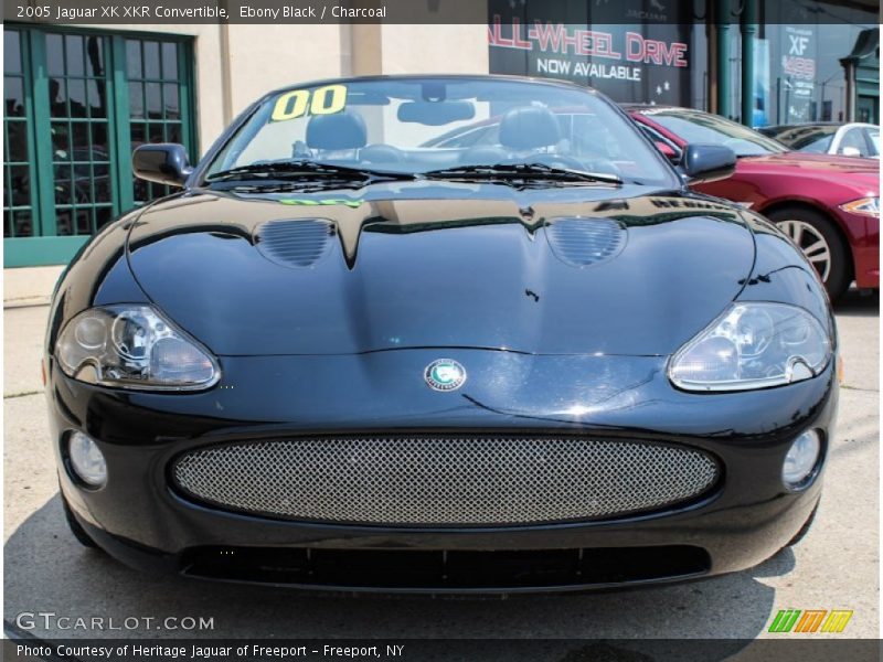 Ebony Black / Charcoal 2005 Jaguar XK XKR Convertible