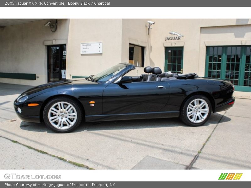 Ebony Black / Charcoal 2005 Jaguar XK XKR Convertible