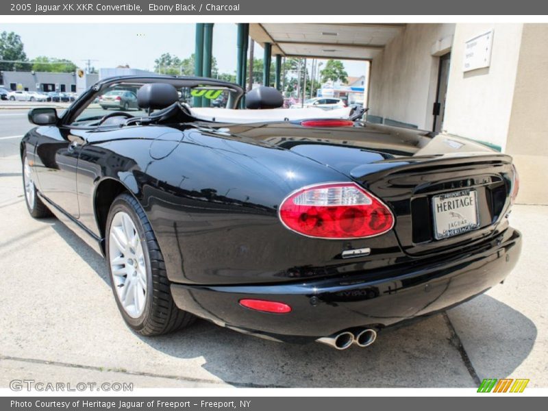 Ebony Black / Charcoal 2005 Jaguar XK XKR Convertible