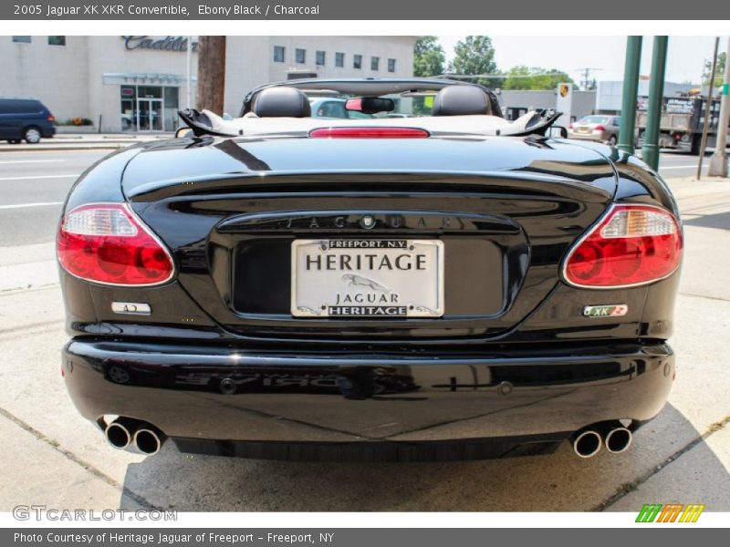 Ebony Black / Charcoal 2005 Jaguar XK XKR Convertible