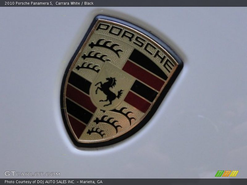 Carrara White / Black 2010 Porsche Panamera S