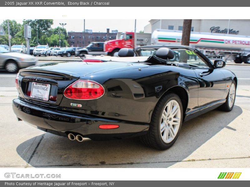 Ebony Black / Charcoal 2005 Jaguar XK XKR Convertible