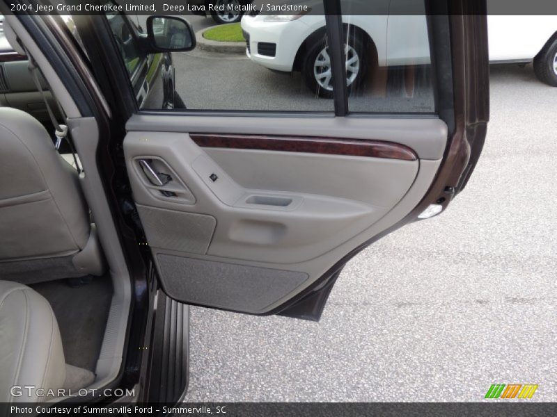Deep Lava Red Metallic / Sandstone 2004 Jeep Grand Cherokee Limited