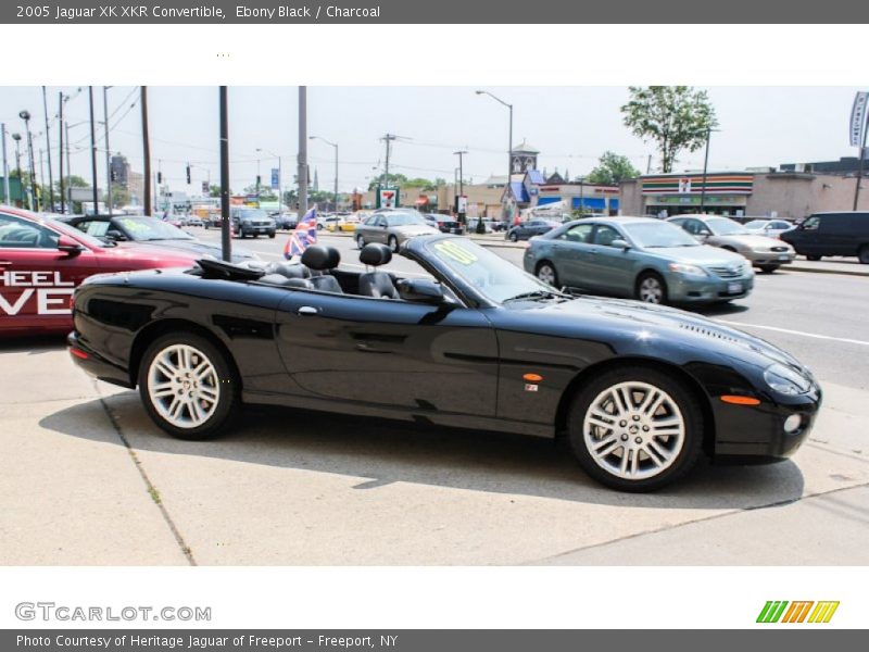 Ebony Black / Charcoal 2005 Jaguar XK XKR Convertible